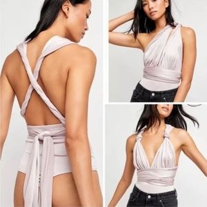 Free People 100 Ways Convertible Bodysuit - Size M